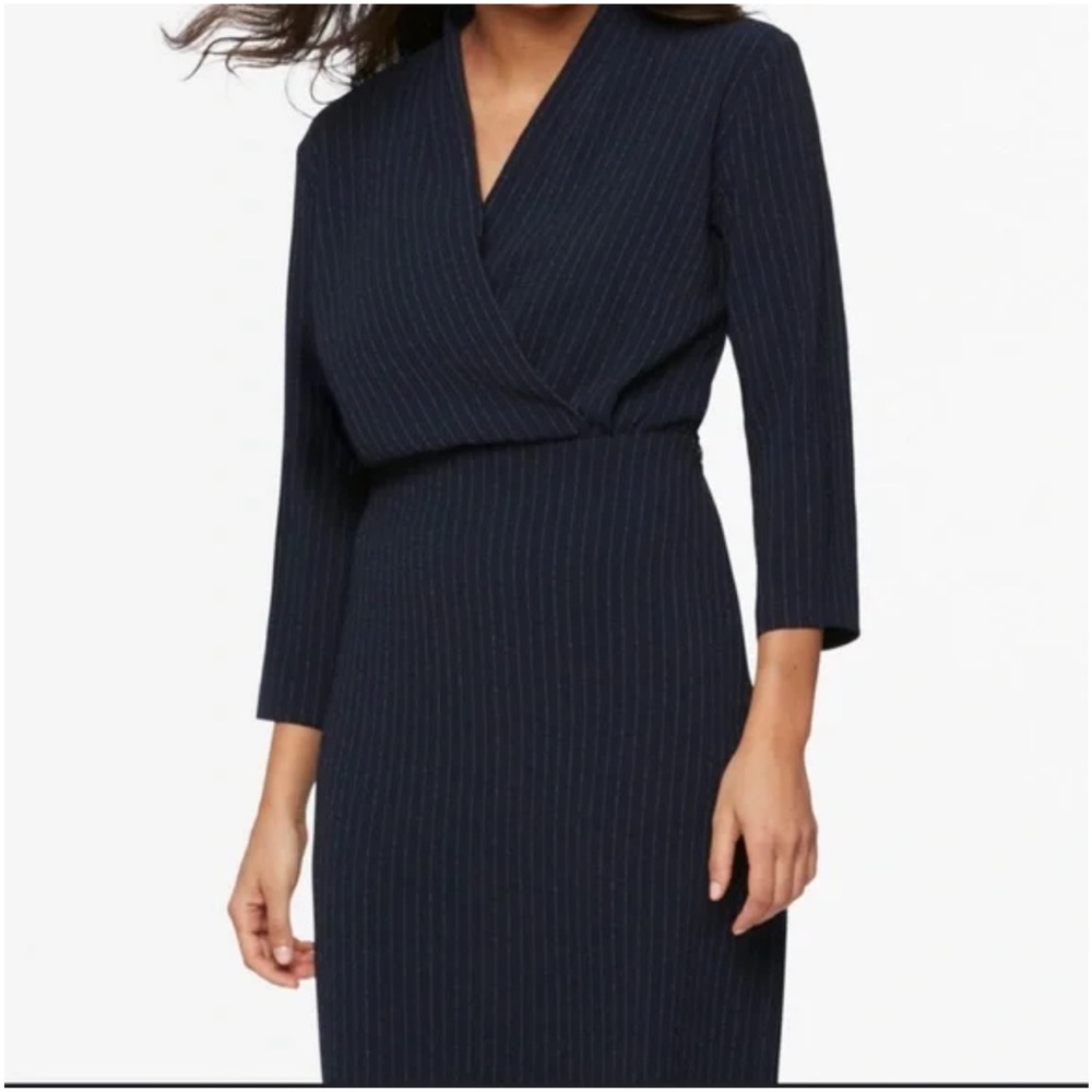 MM Lafleur Navy Blue Dress